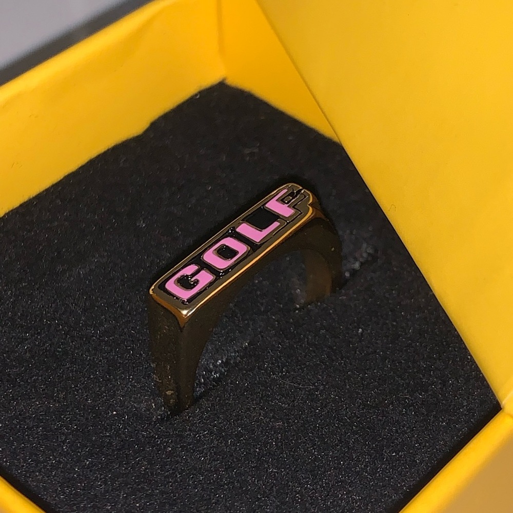 Golf Wang No Strings Ring Pink Gold Plated Tyler the Creator Igor